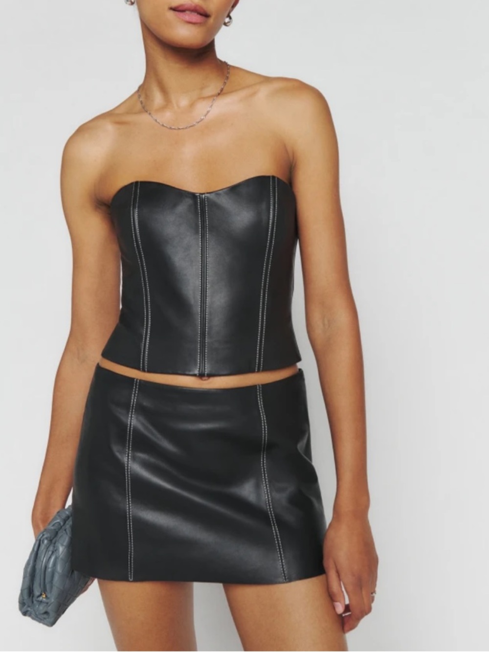 Reformation • Leather Corset